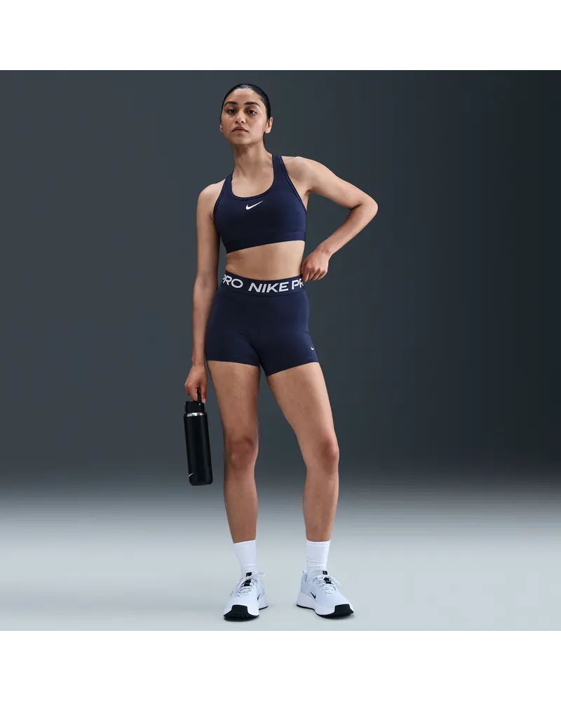 Nike Pro Damenshorts (ca. 8 cm) - Blau Blau