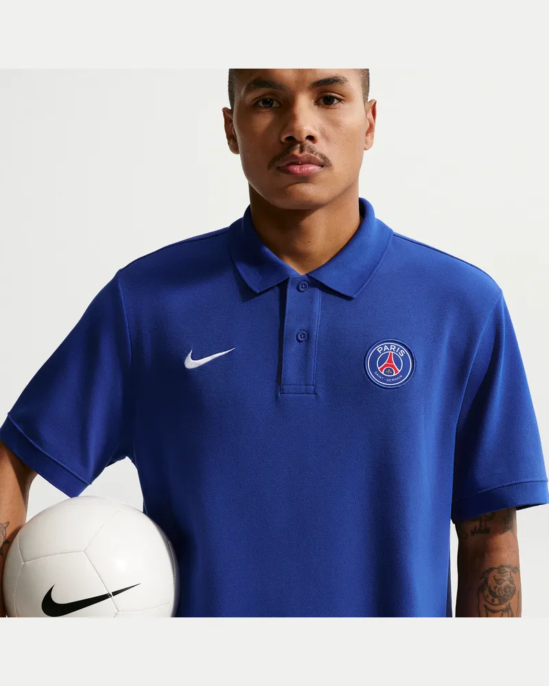 Nike Paris Saint-Germain Club  Football Poloshirt (Herren) - Blau Blau
