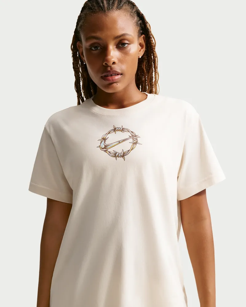 Nike Oversize-T-Shirt für Damen - Weiß Weiß