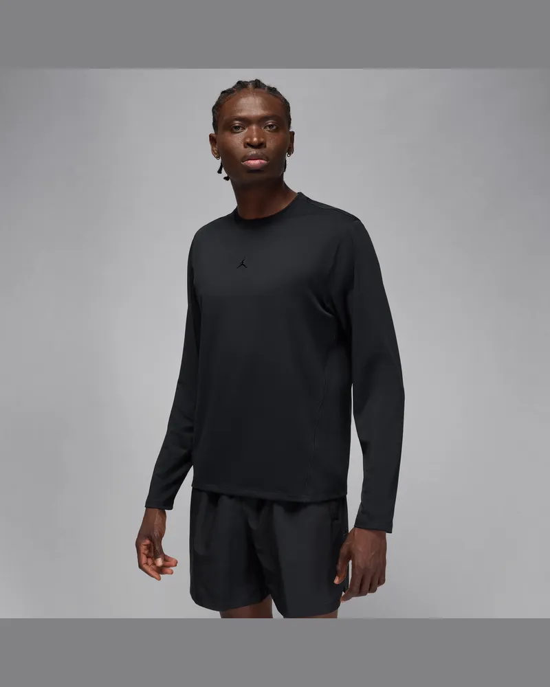 Jordan Flightweight Sport Longsleeve mit Dri-FIT-Technologie (Herren) - Schwarz Schwarz