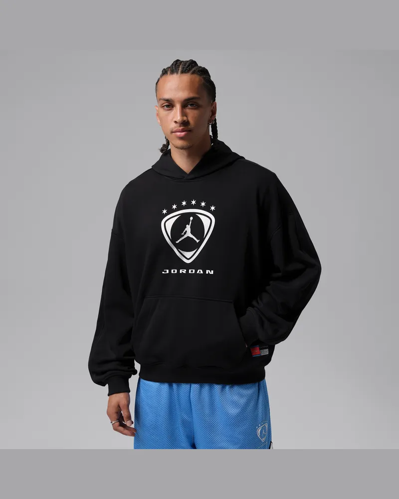 Jordan Brooklyn Fleece-Pullover-Hoodie für Herren - Schwarz Schwarz