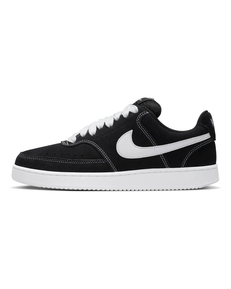 Nike Court Vision Low Schuh (Damen) - Schwarz Schwarz
