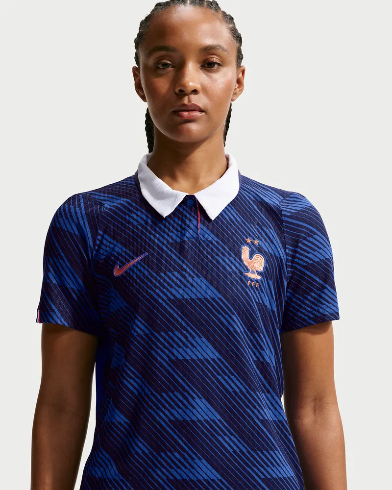 Nike FFF 2026 Heimspiel  Aero-FIT authentisches Fußballtrikot (Damen) - Blau Blau