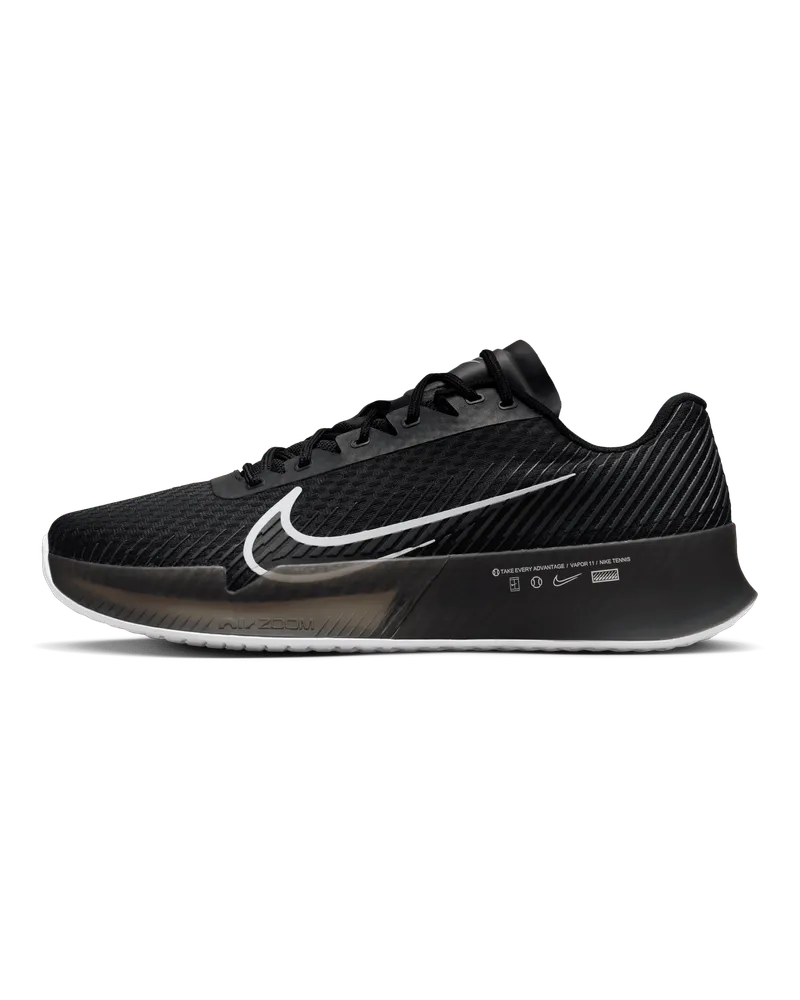 Nike Court Air Zoom Vapor 11 Herren-Tennisschuh für Hartplätze - Schwarz Schwarz