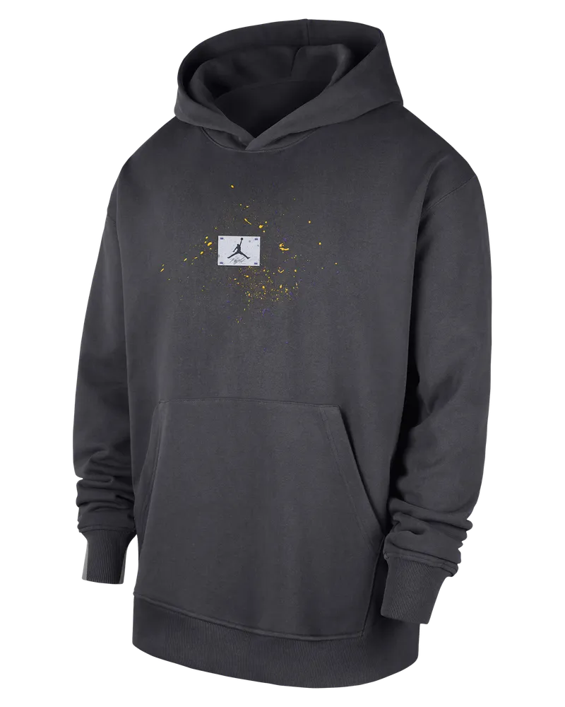 Jordan Los Angeles Lakers  Basketball Flight Fleece-Hoodie für Herren - Grau Grau