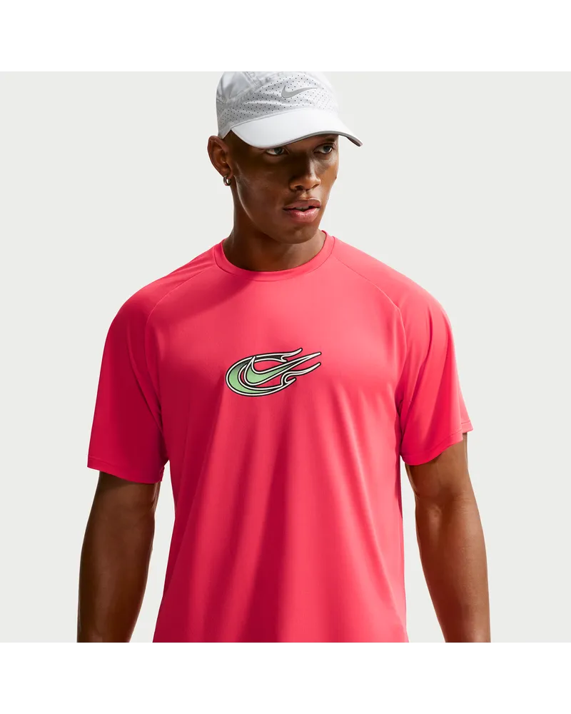 Nike Stride Dri-FIT ADV Kurzarm-Laufoberteil (Herren) - Rot Rot