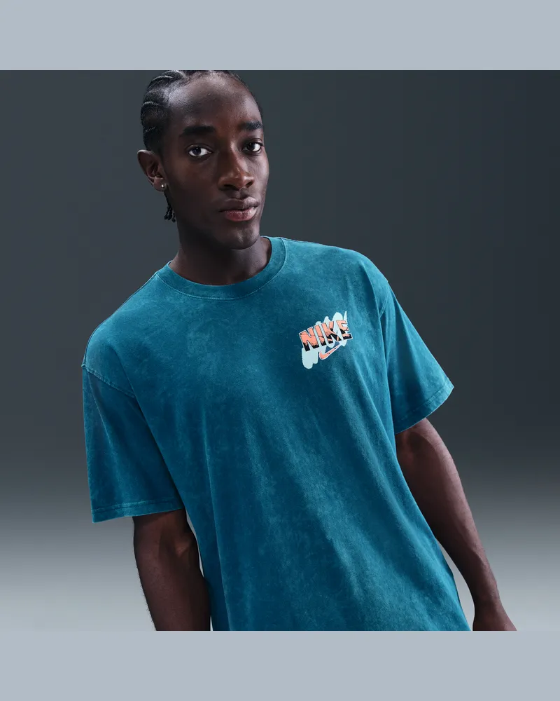 Nike Basketball-T-Shirt (Herren) - Blau Blau