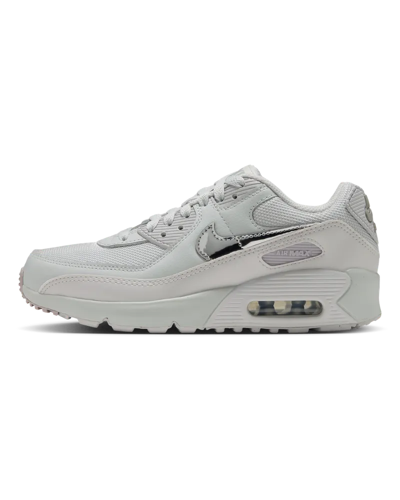 Nike Air Max 90 Schuh (ältere Kinder) - Grau Grau