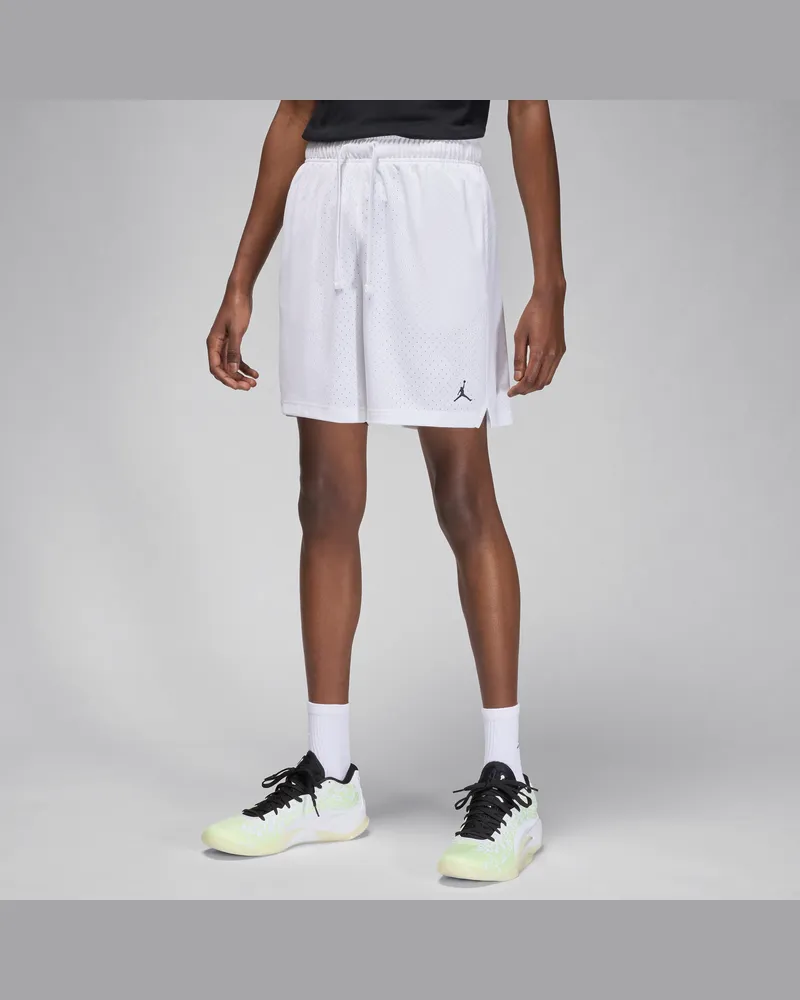 Jordan Sport Dri-FIT Mesh-Shorts für Herren - Weiß Weiß