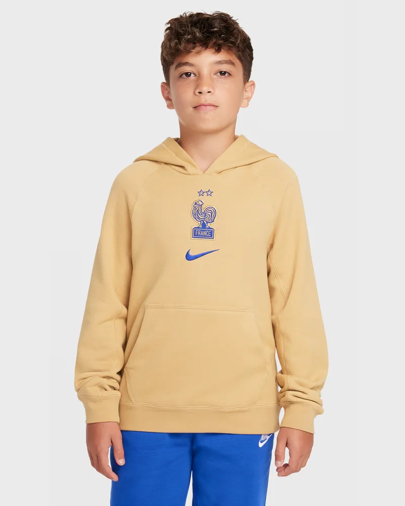 Nike FFF  Air Fußball-Hoodie für ältere Kinder - Braun Braun