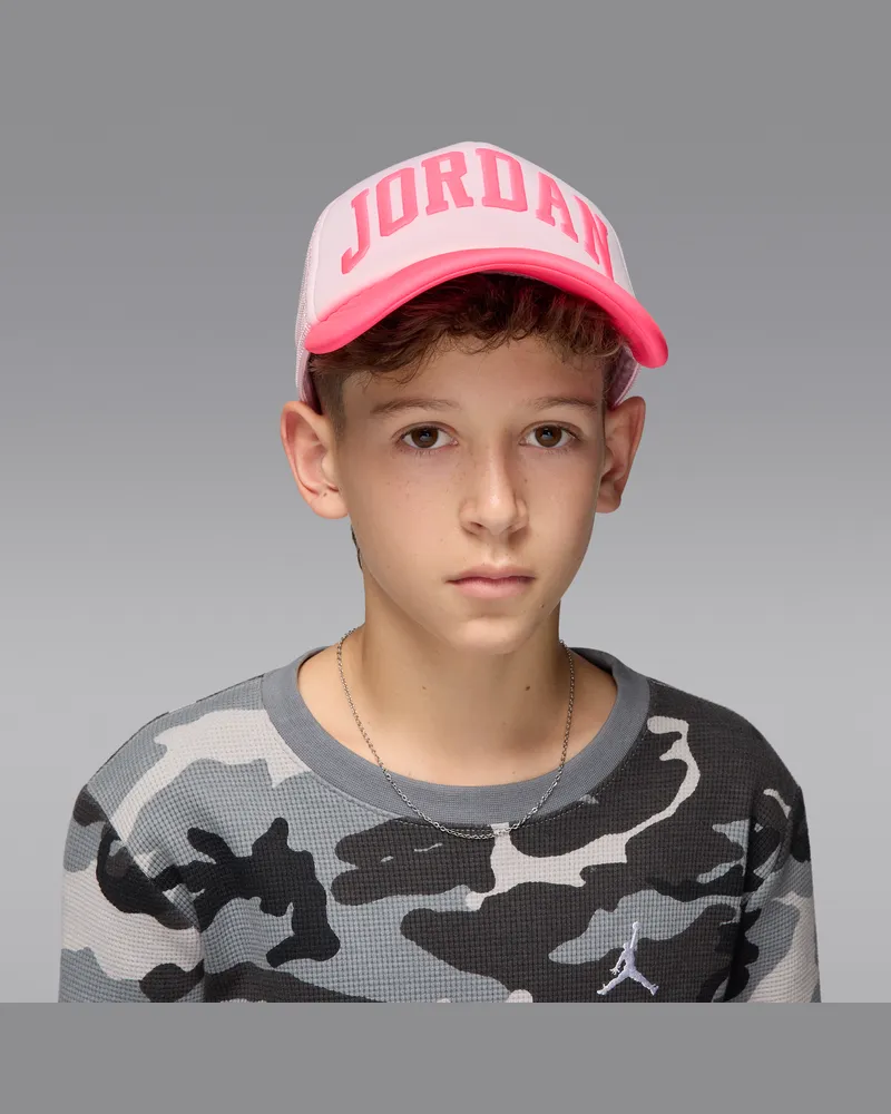 Jordan Trucker-Cap aus Schaumstoff für ältere Kinder - Pink Pink