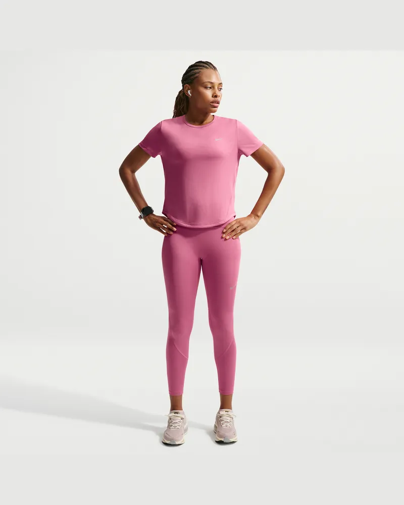 Nike Tempo Lauf-Leggings mit 7/8-Länge und hohem Bund (Damen) - Pink Pink