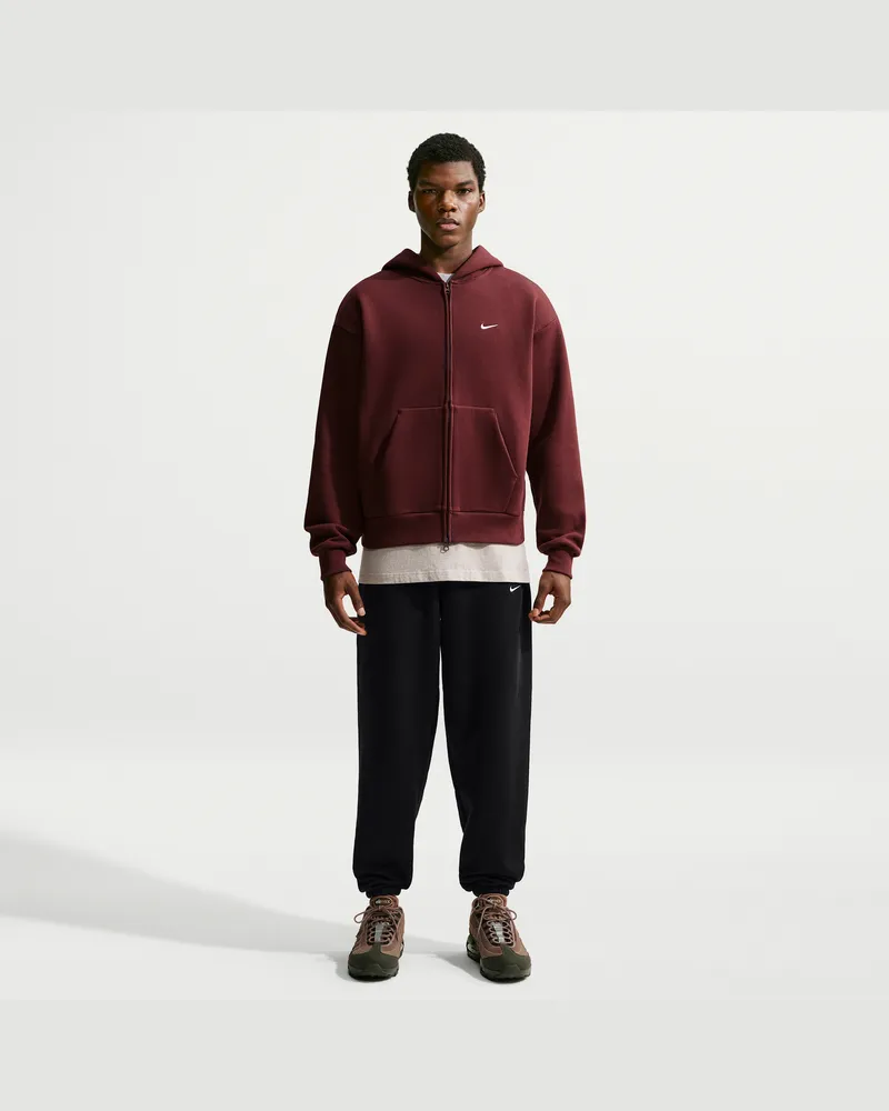 Nike Solo Fleece Hose mit Bündchen (Herren) - Schwarz Schwarz