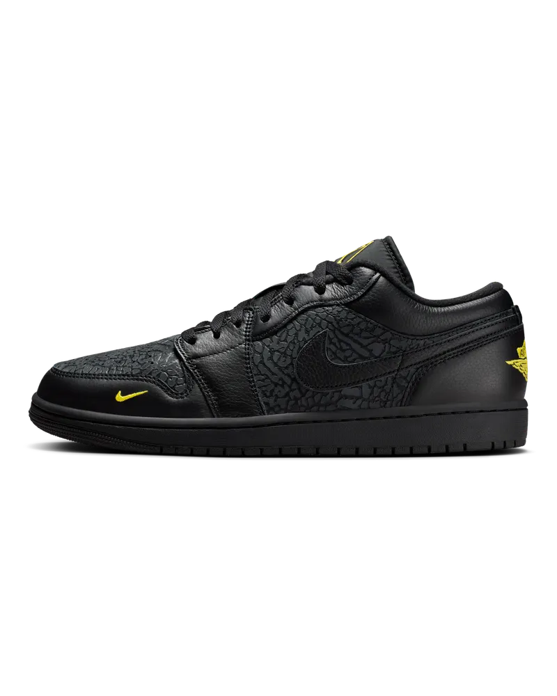 Jordan Air  1 Low SE Herrenschuh - Schwarz Schwarz