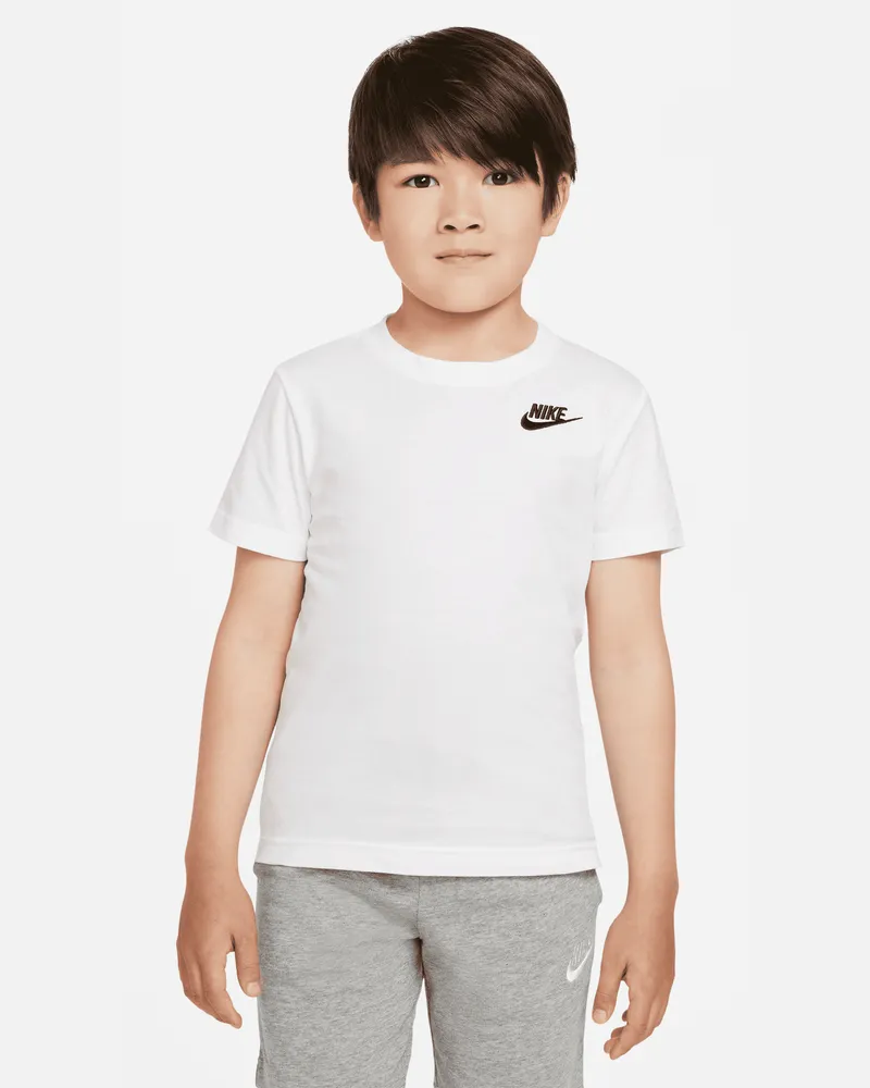 Nike besticktes Futura T-Shirt (jüngere Kinder) - Weiß Weiß