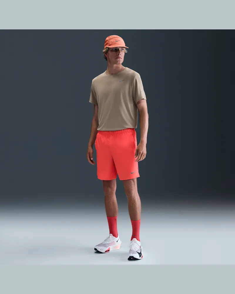 Nike Challenger Dri-FIT-Laufshorts mit Futter für Herren (ca. 18 cm) - Rot Rot
