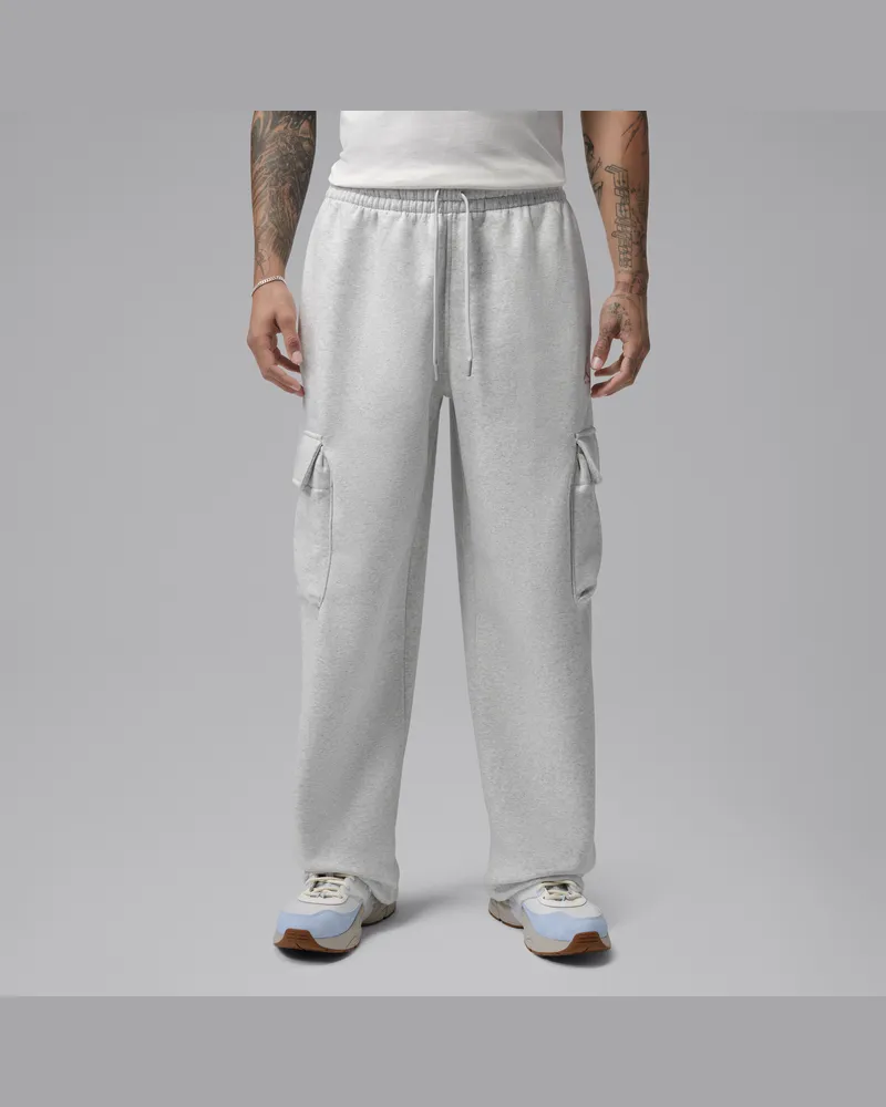 Jordan Brooklyn Oversize-Fleece-Cargohose (Herren) - Grau Grau