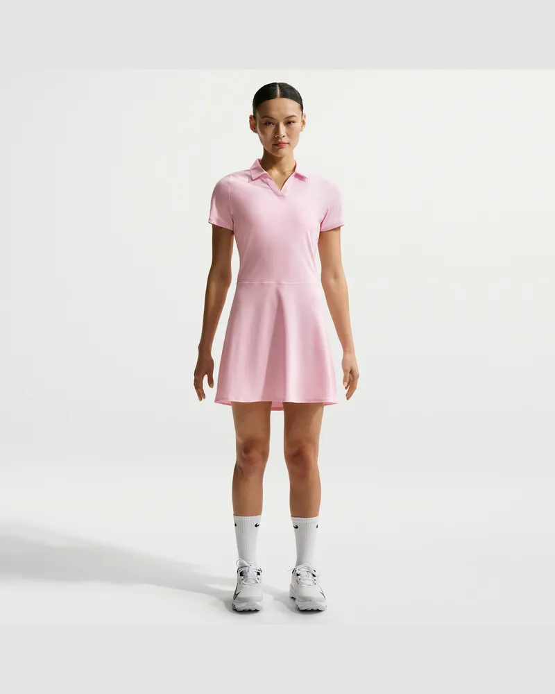 Nike Victory Dri-FIT Golf-Polokleid (Damen) - Pink Pink