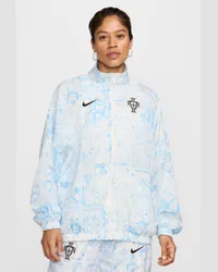 Nike Portugal Essential Windrunner  Fußballjacke aus Webmaterial für Damen - Weiß Weiß