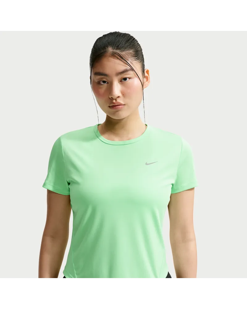 Nike Tempo Dri-FIT Kurzarm-Laufoberteil (Damen) - Grün Grün