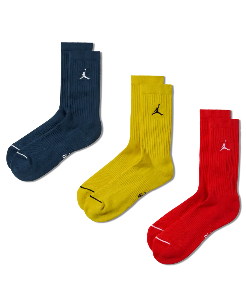 Jordan Crew-Socken für jeden Tag (3 Paar) - Multi-Color Multi-color
