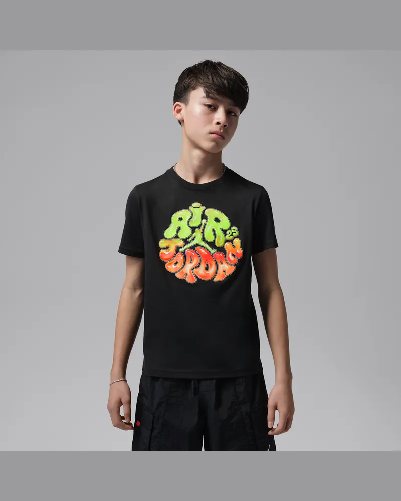 Jordan Super Splash Bubble-T-Shirt für ältere Kinder - Schwarz Schwarz