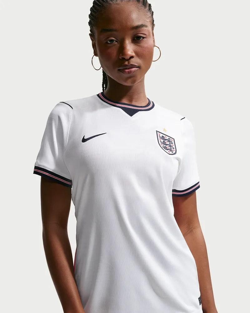 Nike England 2026 Heimstadion  Dri-FIT-Replika-Fußballtrikot für Damen - Weiß Weiß