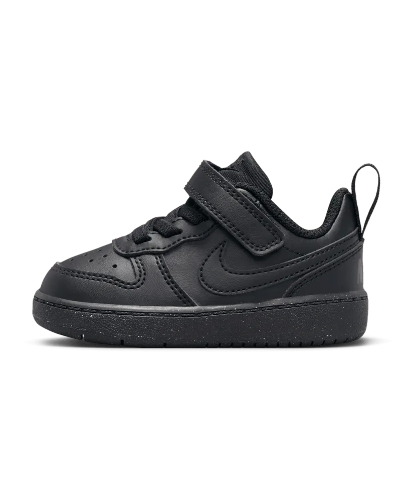 Nike Court Borough Low Recraft Schuh für Babys und Kleinkinder - Schwarz Schwarz