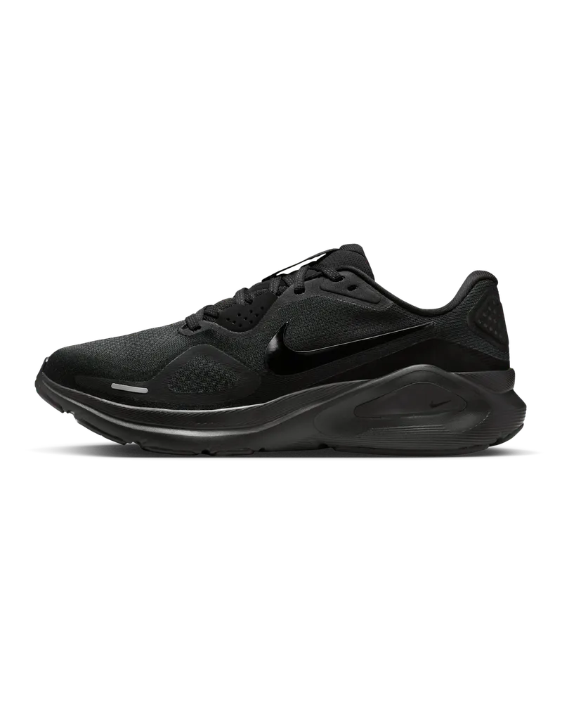 Nike Structure 26 Straßenlaufschuh (Damen) - Schwarz Schwarz