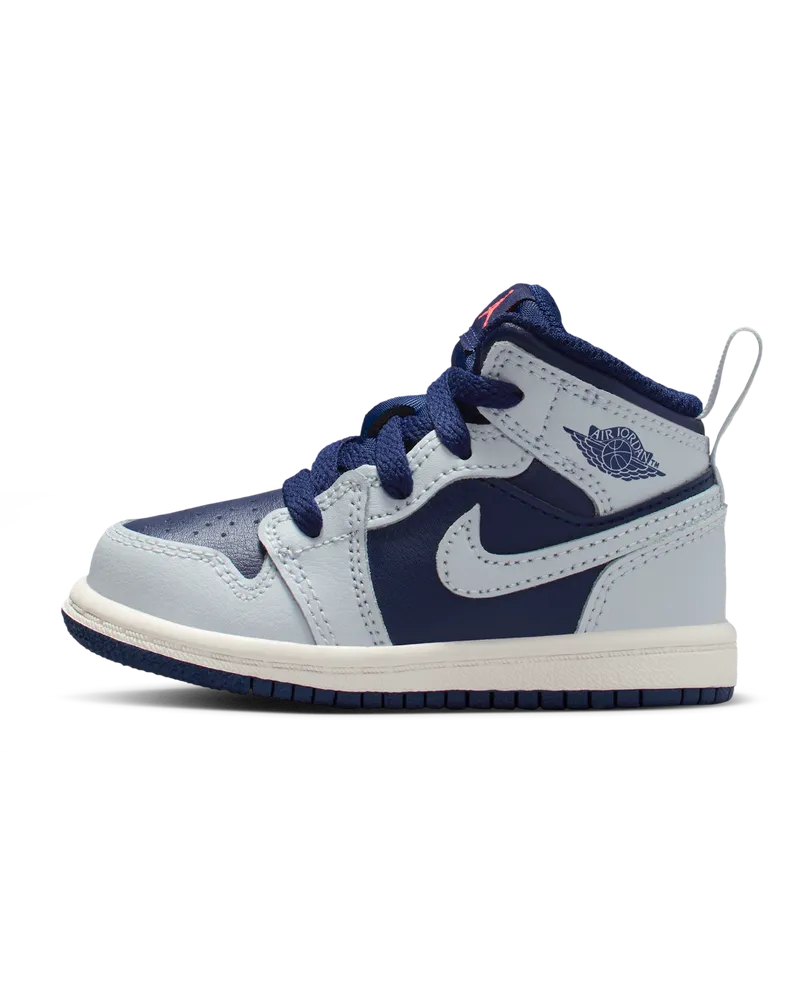 Jordan 1 Mid Schuh für Babys und Kleinkinder - Blau Blau