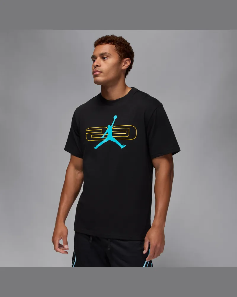 Jordan Sport Herren-T-Shirt - Schwarz Schwarz