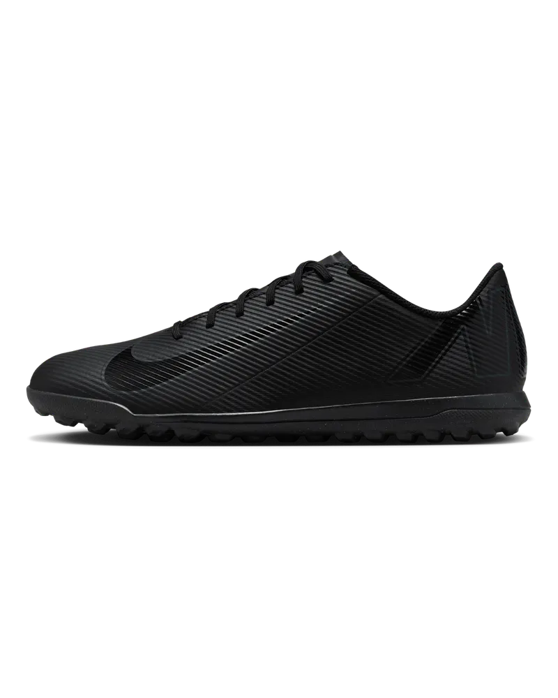 Nike Mercurial Vapor 16 Club TF Low-Top Fußballschuh - Schwarz Schwarz