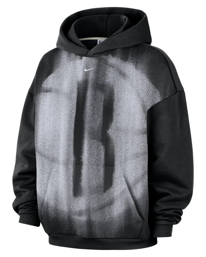 Nike Brooklyn Nets Standard Issue Fleece Basketball-Hoodie (Herren) - Schwarz Schwarz