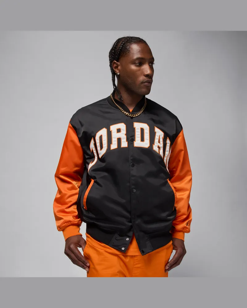 Jordan Brooklyn College-Jacke (Herren) - Schwarz Schwarz
