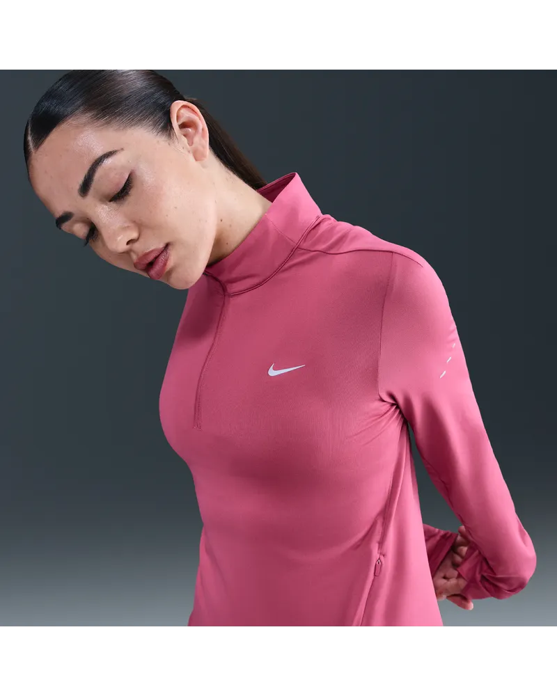 Nike Swift Dri-FIT UV-Laufoberteil mit Viertelreißverschluss (Damen) - Lila Lila