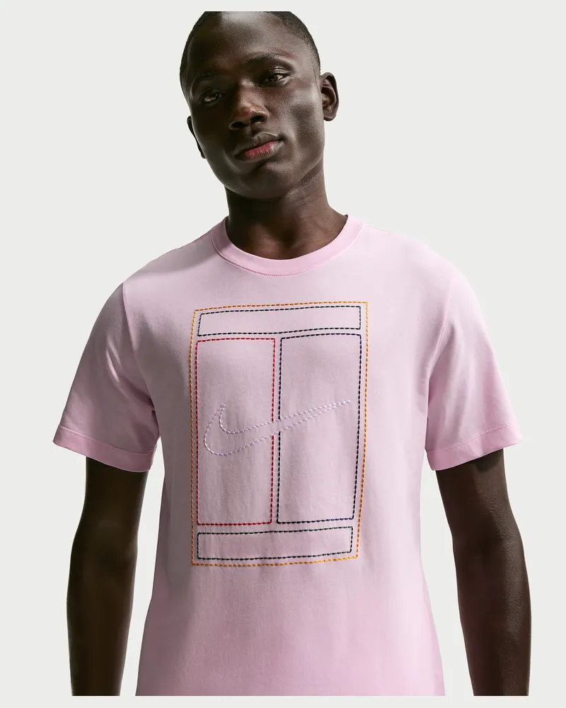 Nike Court Heritage Herren-T-Shirt - Pink Pink