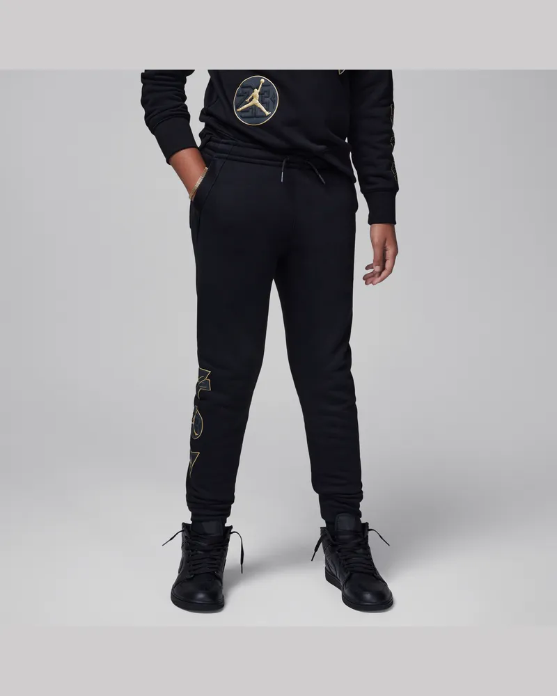 Jordan See Me Shine" Hose (ältere Kinder) - Schwarz Schwarz