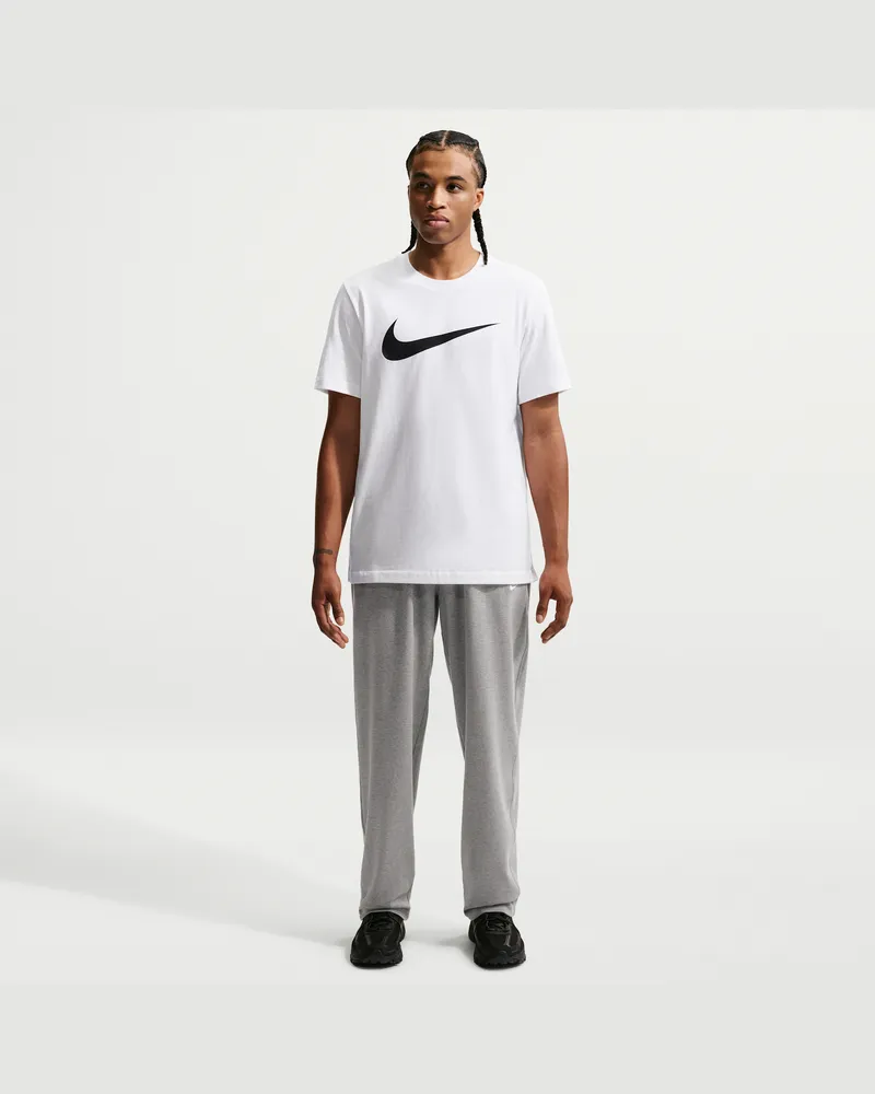 Nike Club Herren-Strickhose mit offenem Saum - Grau Grau