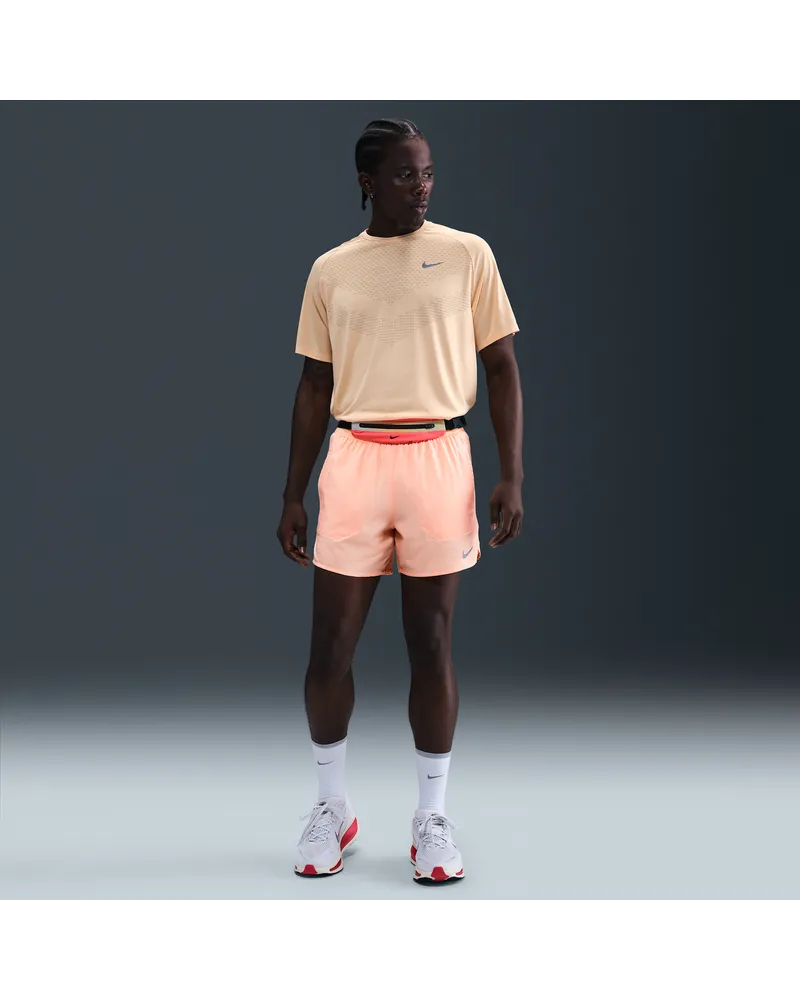 Nike Stride Dri-FIT-Laufshorts mit Futter für Herren (ca. 12,5 cm) - Orange Orange