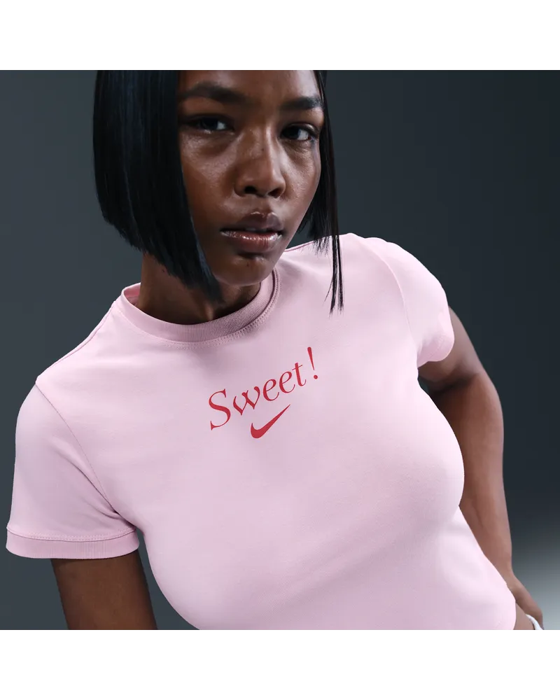 Nike Sportswear Damen-T-Shirt - Pink Pink