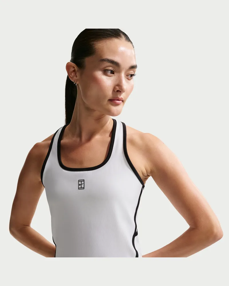 Nike Advantage Dri-FIT Tennis-Tanktop (Damen) - Weiß Weiß