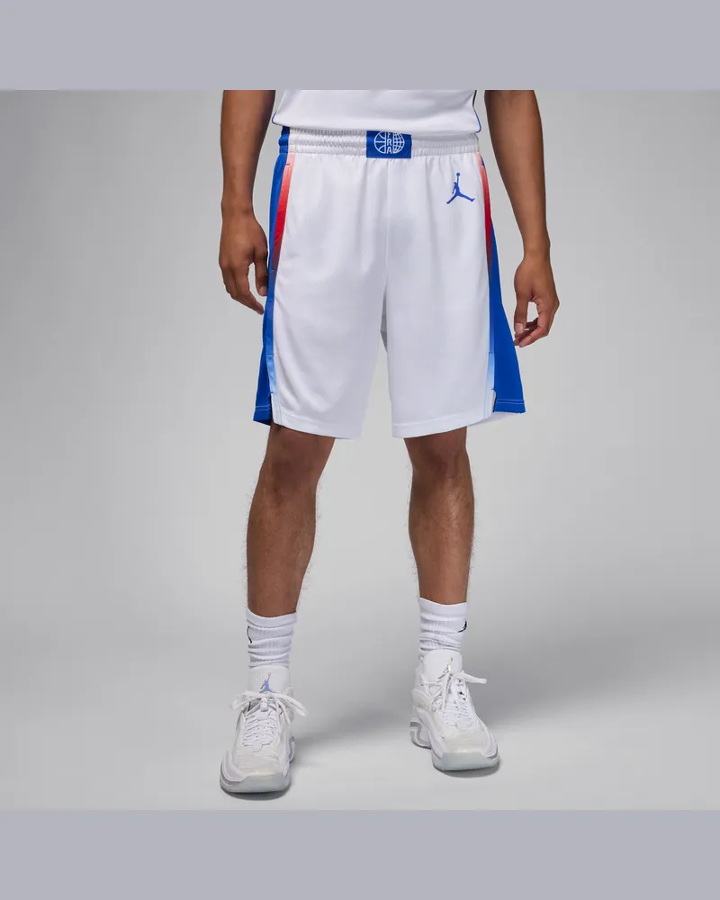 Jordan France Limited Home  Basketballshorts (Herren) - Weiß Weiß