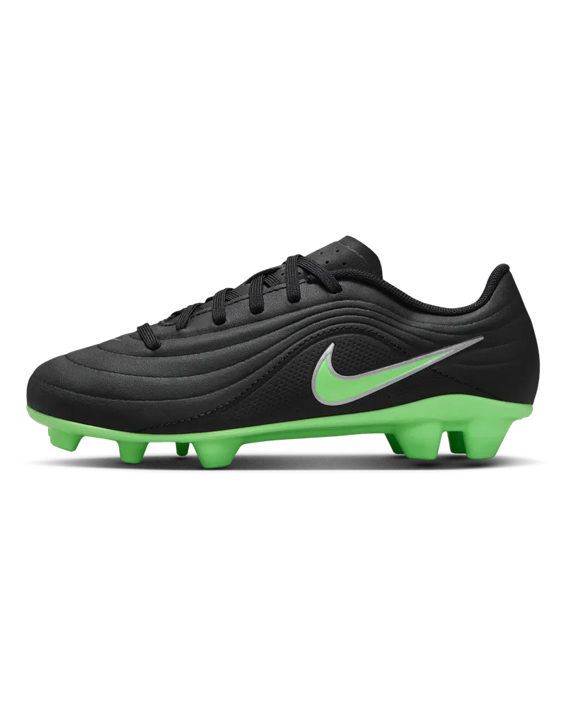 Nike Jr. Tiempo Maestro Club Low-Top-Fußballschuh für verschiedene Böden (jüngere Kinder) - Schwarz Schwarz