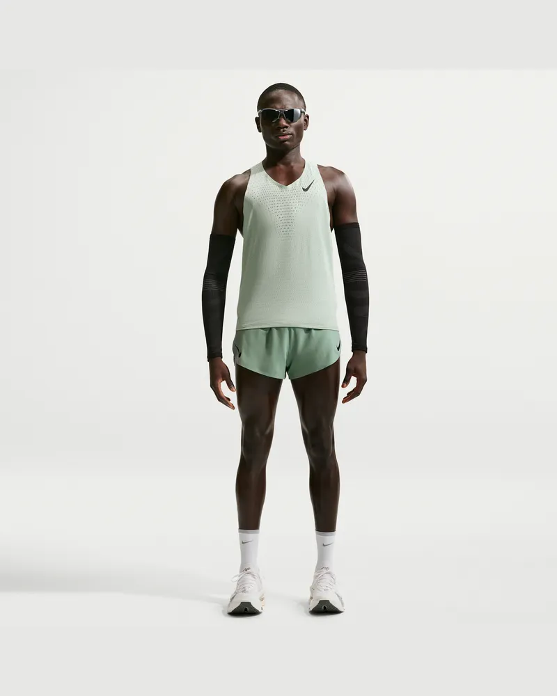 Nike AeroSwift Dri-FIT-ADV-Laufshorts mit Innenslip für Herren (ca. 5 cm) - Grün Grün