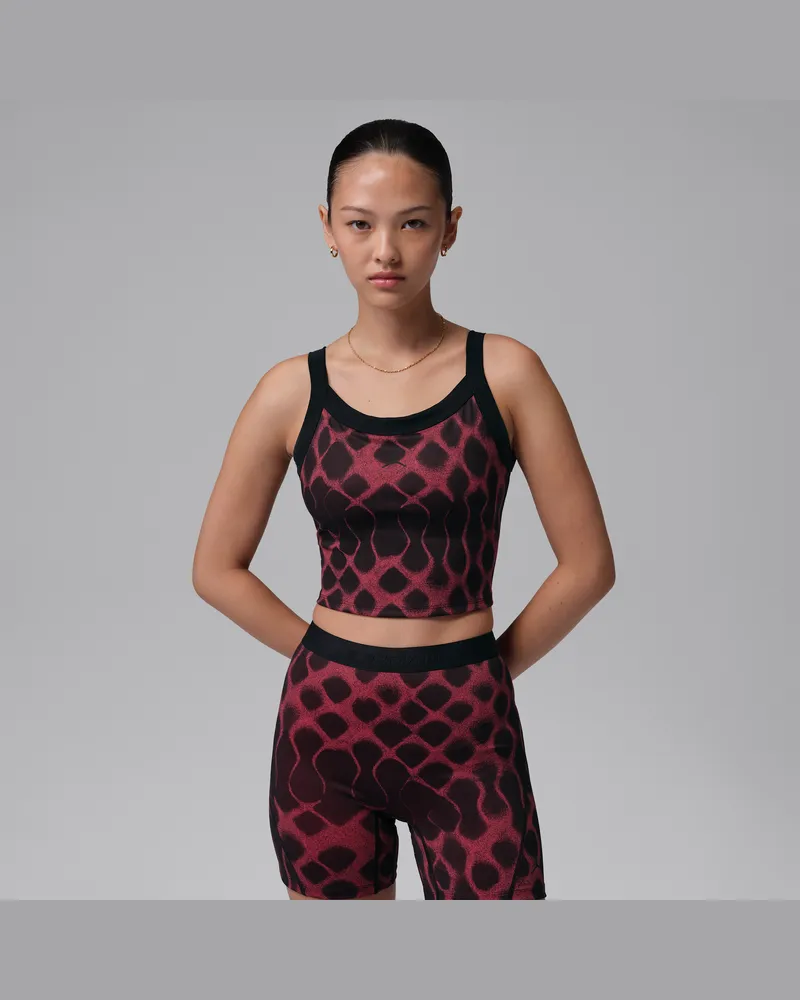 Jordan Sport Dri-FIT Crop-Tanktop für Damen - Schwarz Schwarz