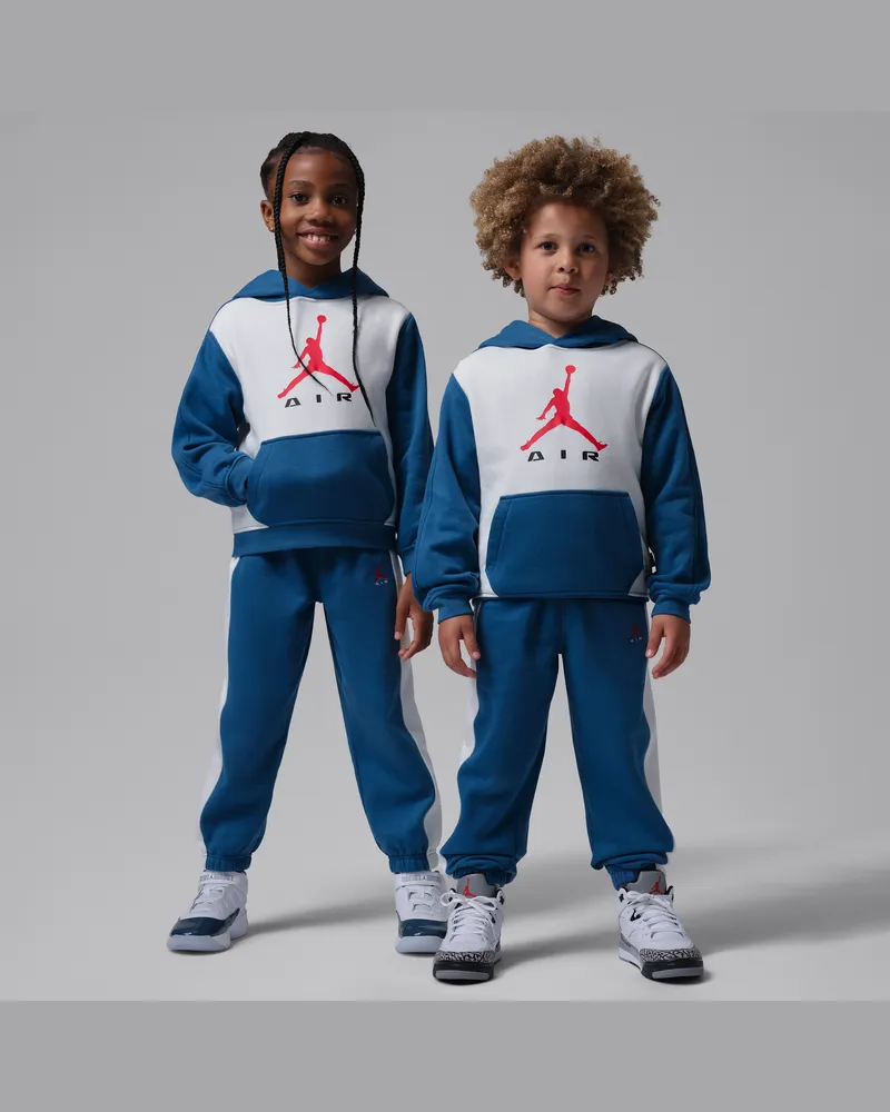 Jordan Air 2-teiliges Hoodie-Set (jüngere Kinder) - Blau Blau