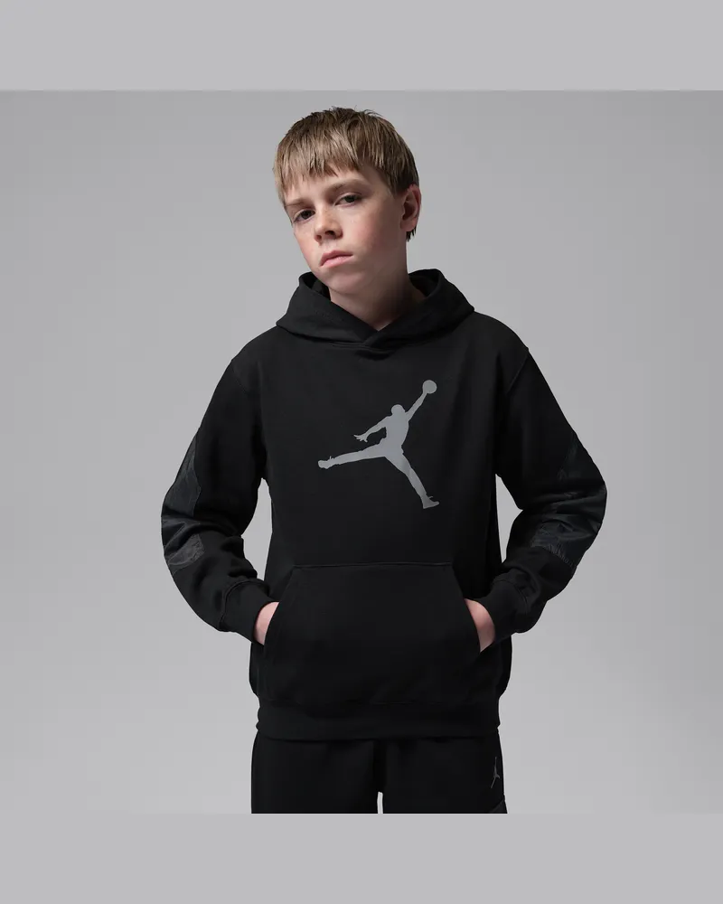 Jordan Hike Mike Hoodie aus French Terry (ältere Kinder) - Schwarz Schwarz