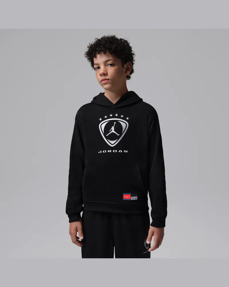 Jordan Football Club Hoodie (ältere Kinder) - Schwarz Schwarz