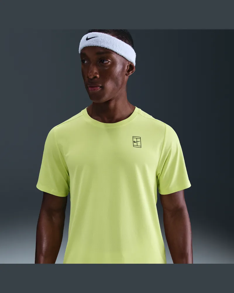 Nike Court Advantage Dri-FIT Tennisoberteil (Herren) - Gelb Gelb