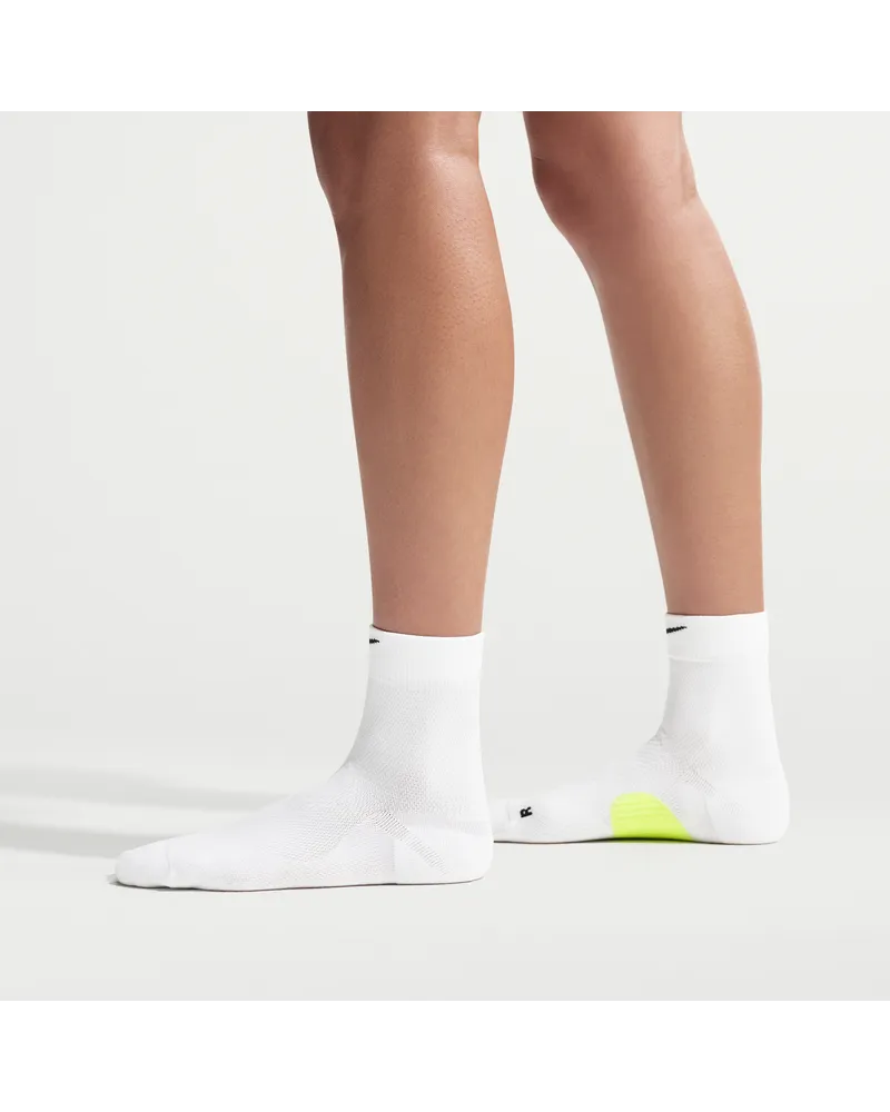 Nike Run Midweight Micro-Crew-Laufsocken (1 Paar) - Weiß Weiß